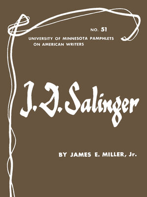 cover image of J.D. Salinger--American Writers 51